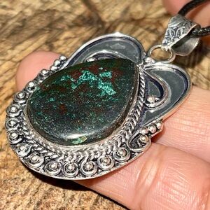 Cheysocolla Pendant 2 1/4”